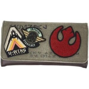 Women’s Loungefly Star Wars Patches Canvas Wallet